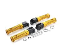 DIQXLGS Per YAMAHA MT-09 MT07 Per Tracer XSR 700 900 FZ1 FZ6 FZ8 YZF R3 MT03 MT25 MT-10 Pedale Anteriore Pilota Poggiapiedi Posteriori Passeggero(Oro,1 set)