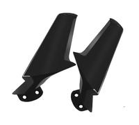 DIQXLGS Per ZX10R ZX6R 2016-2025 Per NINJA400 2018-2025 Motocicletta Specchietto Ala Vento Flank Spoiler Winglet Parafango Specchietto Retrovisore Decorativo(Nero brillante)