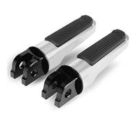 DIQXLGS Poggiagambe Poggiapiedi Anteriore Pilota Pedali Per CB600F Per HORNET CBR600F MSX125 CB125R CB300R CB1000R CB650R Per SPORTS CAFE(Argento)