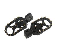 DIQXLGS Poggiapiedi Anteriore Grado Regolabile Poggiapiedi Rotanti Per Indian Per Scout Per Bobber Per Twenty Per Sixty ABS(Oro nero)
