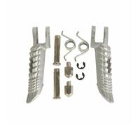 DIQXLGS Poggiapiedi anteriori moto Per Suzuki GSXR 600 GSXR 750 GSXR 1000 2001 2002 2003 2004 2005-2022(Argento)