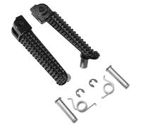 DIQXLGS Poggiapiedi Anteriori Moto Per Y&amaha YZF R6 2003-2020 Per R6S 2003-2009 Per YZF R1 1998-2023 Per R1S R1M 2015-2022(NERO)