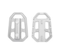 DIQXLGS Poggiapiedi Moto Estensori Pedali Estensioni Poggiapiedi Larghi In Billet Per R1200GS S1000XR G310GS Per R Nine(Argento)
