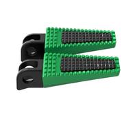 DIQXLGS Poggiapiedi Moto Regolabili Anteriore O Posteriore Pedali Per CB500F CB650F CB125R CBF125NA CB300R CB650RA(Verde,Item 1)
