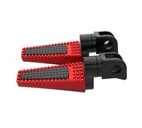 DIQXLGS Poggiapiedi Moto Regolabili Anteriore O Posteriore Pedali Per CB500F CB650F CB125R CBF125NA CB300R CB650RA(ROSSO,Item 2)