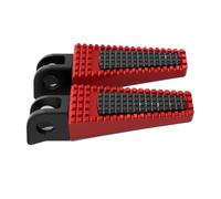 DIQXLGS Poggiapiedi Moto Regolabili Anteriore O Posteriore Pedali Per CB500F CB650F CB125R CBF125NA CB300R CB650RA(ROSSO,Item 1)