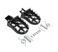 DIQXLGS Poggiapiedi Pedane Pedali Supporti CNC Motociclette Per MONKEY 125 2020-2024 MSX 125 Per GROM125 2013-2024(NERO)