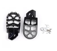 DIQXLGS Poggiapiedi per Moto Poggiapiedi Pedane Pedale Per Y&amaha YZ80 YZ125 YZ250 YZ WR 200 250 500 TTR 90 110 125 250 TTR250(NERO)