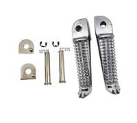 DIQXLGS Poggiapiedi per Moto Poggiapiedi posteriore Peg pedali Staffa pedale Per Y&amaha YZF-R3 2015-2025 Per MT03 MT 03 2020-2024(Argento)
