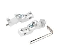 DIQXLGS Poggiapiedi Pilota Regolabile Pedane Passeggero Abbassate Per Moto Per R 1200 1250 GS ADV S1000XR R1150RT K 1600 GT GTL B(Argento)