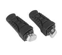 DIQXLGS Poggiapiedi Posteriore Passeggero Poggiapiedi Copertura Gomma Alluminio Per GS1250 R1250GS ADV R1250GS R1200GS LC Per Adventure(Un set)