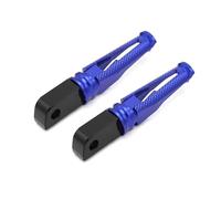 DIQXLGS Poggiapiedi Posteriori Moto in Alluminio CNC Adattatore Pilota Passeggero Per Y&amaha YZF R1 R6 R1M R1S(Blu)