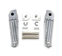 DIQXLGS Poggiapiedi Posteriori Moto Per Yamaha YZF R3 2015-2019 SRV250 TRX850 TDR125 FZR600 1994 1995 YZF600R(Argento)