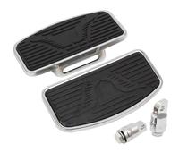 DIQXLGS Poggiapiedi Regolabili Moto Pedane Passeggero Regolabili Stile Montaggio Poggiapiedi Pedane Per Harley Per Dyna Per Electra Per Glide