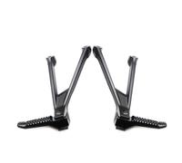 DIQXLGS Pogiapiedi Posteriori Per Moto Nero Cromato Per S1000 S1000R R S1000RR RR 2020 2021 2022(NERO)