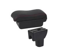 DIQXLGS Portabbracciolo Pezzi Di Retrofit Scatola Di Archiviazione Interna Accessori Auto Per Suzuki Per IGNIS(B1 linea rossa 3USB)