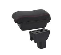 DIQXLGS Portabbracciolo Pezzi Di Retrofit Scatola Di Archiviazione Interna Accessori Auto Per Suzuki Per IGNIS(A1 linea rossa Nessuna USB)