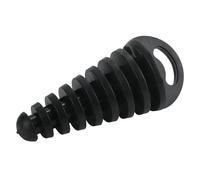 DIQXLGS Protezione Tubo Di Scarico Moto Cross Motocross Dirt Bike Tappo Per Tubo Di Tappo Di Sfiato Aria In Gomma Tappo Per Lavaggio Silenziatore(NERO)