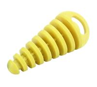 DIQXLGS Protezione Tubo Di Scarico Moto Cross Motocross Dirt Bike Tappo Per Tubo Di Tappo Di Sfiato Aria In Gomma Tappo Per Lavaggio Silenziatore(Giallo)