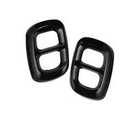 DIQXLGS Rivestimento Terminale Di Scarico Per Auto In Acciaio Inox Per Mercedes Per Benz GLA GLB X156 X247 2019 2020 2021 2022 2023 2024 2025(NERO)