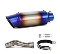 DIQXLGS Scarico Sportivo Racing Slip-On Line Tubo Di Collegamento Centrale Per Moto Con Silenziatore Project Per CBR250RR CBR250 RR 2017 2018-2024(Style m)