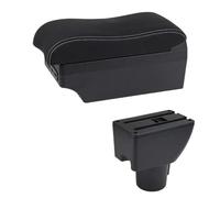 DIQXLGS Scatola Bracciolo Auto Per Hyundai Per GETZ Bracciolo Auto Scatola Di Stoccaggio Centrale Dettagli Interni Accessori Auto USB(E2 Linea Bianca)