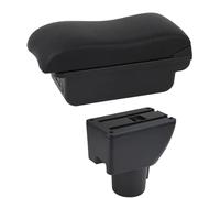 DIQXLGS Scatola Bracciolo Auto Per Hyundai Per GETZ Bracciolo Auto Scatola Di Stoccaggio Centrale Dettagli Interni Accessori Auto USB(C2 Linea Nera)