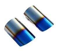 DIQXLGS Sezione Posteriore Scarico Per Mazda 6 Per ATENZA 2014 2015 2016-2021 Copertura Tubo Acciaio Decorazione Fascetta Modifica(Blu)