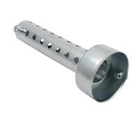 DIQXLGS Silenziatore Di Scarico Per Moto DB Killer Silenziatore Iron Eliminator Suono Regolabile Universale Inserto Deflettore 35 Mm/42 Mm/48 Mm/60 Mm(42MM-silver)