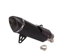 DIQXLGS Slip-On Per B&MW C400 C400X C400GT 2018-2020 Sistema Scarico Completo Per Moto Escape Tubo Di Collegamento Centrale Silenziatore In Fibra Di Carbonio(Style C)
