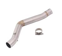 DIQXLGS Slip-On Per Benelli TRK502c TRK 502C Escape Moto System Tubo Di Scarico Centrale In Acciaio Inox Modificato(Stile A)
