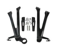 DIQXLGS Staffa Poggiapiedi Passeggero Posteriore Moto Per Suzuki GSXR GSX-R 600 750 2011 2012 2013 2014 2015 2016-2022(NERO)