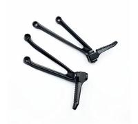 DIQXLGS Supporti Pedane Passeggero Ricambi Moto Nero Argento Pedale Posteriore Per B&MW S1000 S1000R S1000RR 2009-2017(NERO)