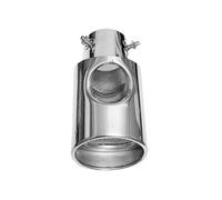 DIQXLGS Terminale Auto 73 Mm Per Mitsubishi Per PAJERO V31 V33 V73 V93 V97 2007-2019 Ugello Di Ingresso Per Tubo Di Scarico In Acciaio Inossidabile(Argento)