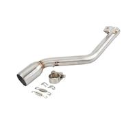 DIQXLGS Terminale Di Scarico Escape Slip-on Per Moto Raccordo Intermedio Per Keeway TX 125 TX125 TX 125 SM/Enduro 2012-2018 2019 2020 2021