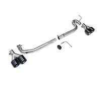 DIQXLGS Terminale Di Scarico In Acciaio Inox Per F10 F11 520i 523i 525i 528i 530i M5 Look Doppio Quadruplo Accessori Per La Modifica(NERO)