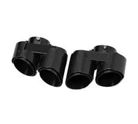 DIQXLGS Terminale Di Scarico In Fibra Di Carbonio Per X5 G05 X6 G06 X7 G07 2019+ Ugello Di Scarico Per Sistema Di Scarico Accessorio Per Modifica(Glossy Black carbon fibre Texture)