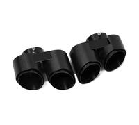 DIQXLGS Terminale Di Scarico In Fibra Di Carbonio Per X5 G05 X6 G06 X7 G07 2019+ Ugello Di Scarico Per Sistema Di Scarico Accessorio Per Modifica(Matte Black carbon fibre Texture)