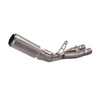 DIQXLGS Terminale Di Scarico In Titanio Per Moto Per YZF R1 MT-10 R1M 2015-2023 Silenziatore Modificato Raccordo Intermedio Da 50.8 Mm(Titanium Alloy D)