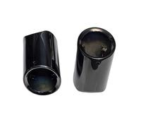 DIQXLGS Terminale Di Scarico Per Auto 2 Pezzi Per X7 G07 X5 G05 X6 G06 M40i M50i 2019-2024 In Acciaio Inox Ugello Per Tubo Di Scarico(NERO)