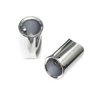 DIQXLGS Terminale Di Scarico Per Auto 2 Pezzi Per X7 G07 X5 G05 X6 G06 M40i M50i 2019-2024 In Acciaio Inox Ugello Per Tubo Di Scarico(Argento)