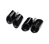 DIQXLGS Terminale Di Scarico Per Auto Quad Per Panamera 971 972 2017 2018 2019 2020+ Sistema Ugello Ricambio(NERO)