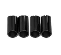 DIQXLGS Terminale Di Scarico Per Auto Silenziatore Ugello In Acciaio Inox Per X7 G07 X5 G05 X6 G06 M40i M50i 2019 2020 2021 2022 2023 2024(NERO)