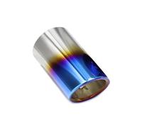 DIQXLGS Terminale Di Scarico Per G07 X7 G06 X6 G05 X5 M40i M50i Terminale Dritto In Acciaio Inox Accessorio Per Modifica Sistema Di Scarico(Blu)