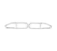 DIQXLGS Terminale Di Scarico Posteriore Per Auto Accessorio Per G11 G12 Serie 7 2019 2020 2021 2022 2023 In Acciaio Inox(Argento)