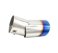 DIQXLGS Terminale Scarico Posteriore Auto Gola Silenziatore PER CRV CR-V 2012 2013 2014 2015 Rotondo Acciaio Inox Accessori Stile(Blu)