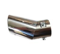 DIQXLGS Terminale Scarico Silenziatore Per Peugeot 206 304 Accessori Auto Cromato Acciaio Inox