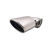 DIQXLGS Tubo Di Scarico Dell'automobile È Adatto Per N&issan Qashqai Sezione Di Coda Esterna Del Silenziatore Ugello Di Scarico(Argento,Tubo singolo)