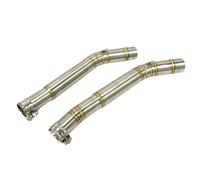 DIQXLGS Tubo Di Scarico Doppio Centrale In Acciaio Inox Da 51 Mm Per Moto Per SUZUKI GSX1300 Per Hayabusa GSX1300R GSX1300 2008-2015