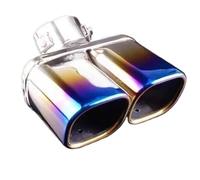 DIQXLGS Tubo Di Scarico In Acciaio Inox Terminale Silenziatore Copertura Decorativa Per Suzuki Per Vitara 2015 2016 2017 2018(Blu)